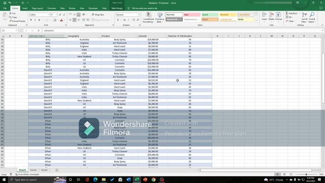 Data validation list (Quick input), Table insert, Subtotal in Excel. смотреть онлайн