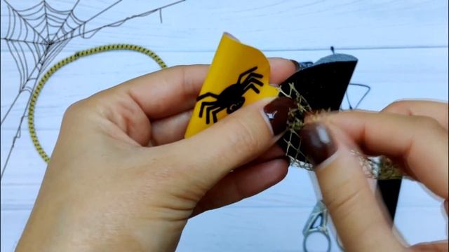 МК Бантик на Хэллоуин: королева пауков/ Halloween hair bow Spider queen смотреть онлайн