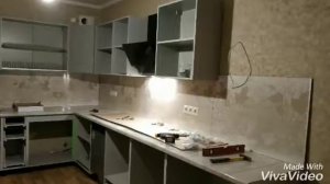 Краткая последовательность сборки кухни