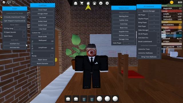 Work at a Pizza Place Script PASTEBIN 2022 ( Infinite Money, Kick Manager, Teleport...) смотреть онлайн