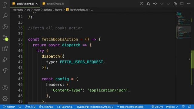 MERN Stack Book keeping App: #25. Redux action to fetch books created смотреть онлайн