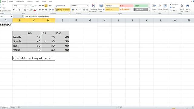 how to use INDIRECT function in excel смотреть онлайн