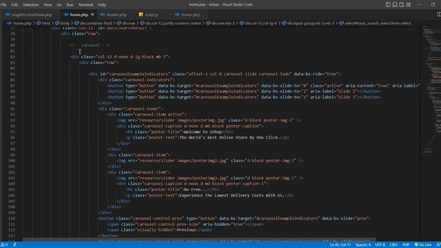 Program the homepage including session management and latest products listing смотреть онлайн