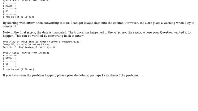 Databases: Is it possible for a properly set up MySQL to return invalid UTF-8? (2 Solutions!!) смотреть онлайн