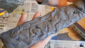 Как сделать скалы для диорамы из гипса