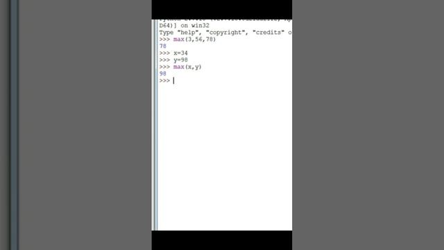 python max() function,to calculate the maximum value with integers, floating point numbers & string смотреть онлайн