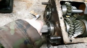 Осевой люфт вторичного вала. КПП УАЗ