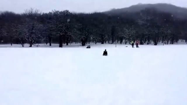 Катаемся на санках 