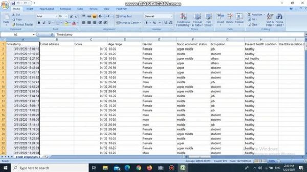 Importing Google Forms Data from Excel to SPSS