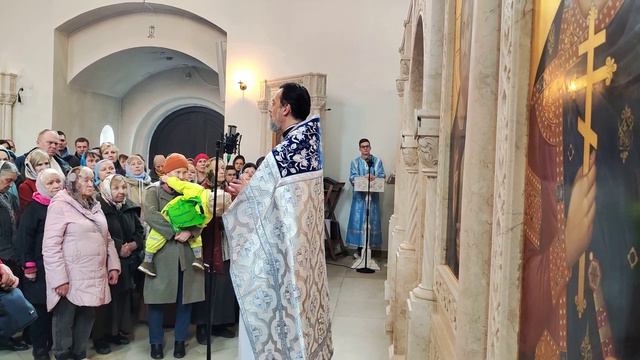 НЕДЕЛЯ КРЕСТОПОКЛОННАЯ. БЛАГОВЕЩЕНИЕ ПРЕСВЯТОЙ БОГОРОДИЦЫ. 07_04_24. смотреть онлайн