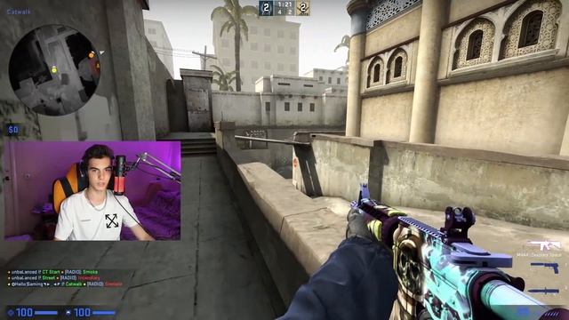 КАЖДЫЙ проигранный РАУНД ОТКРЫВАЮ КЕЙСЫ со СТИКЕРАМИ в ВКОНТАКТЕ // НАПАРНИКИ 2 на 2 в КС:ГО смотреть онлайн