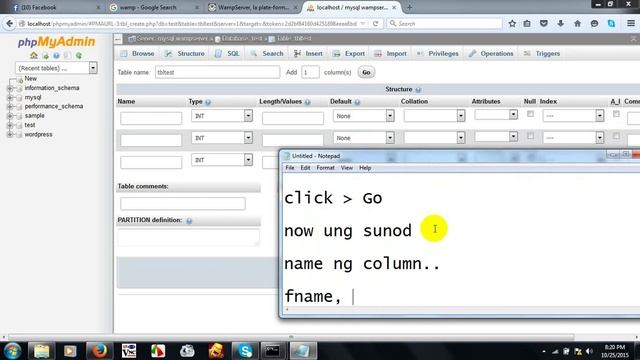 FLOTECH TUTORIAL: phpMyAdmin, MySQL, Wamp Server (Create Database & Tables) смотреть онлайн