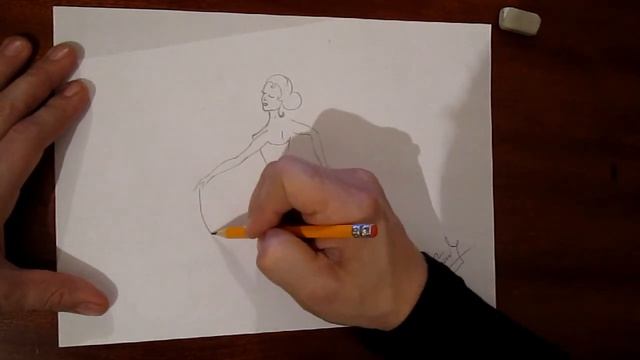 как рисовать танцующую девушку смотреть онлайн