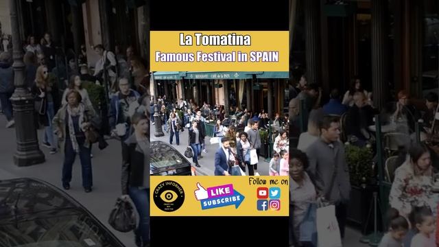 la tomatina festival spain || Why do they celebrate La Tomatina? #shorts смотреть онлайн