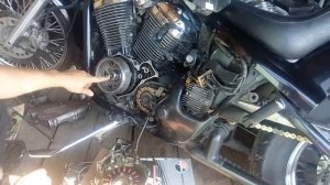 Съёмник  генератора для мотоцикла Honda STEED 400.