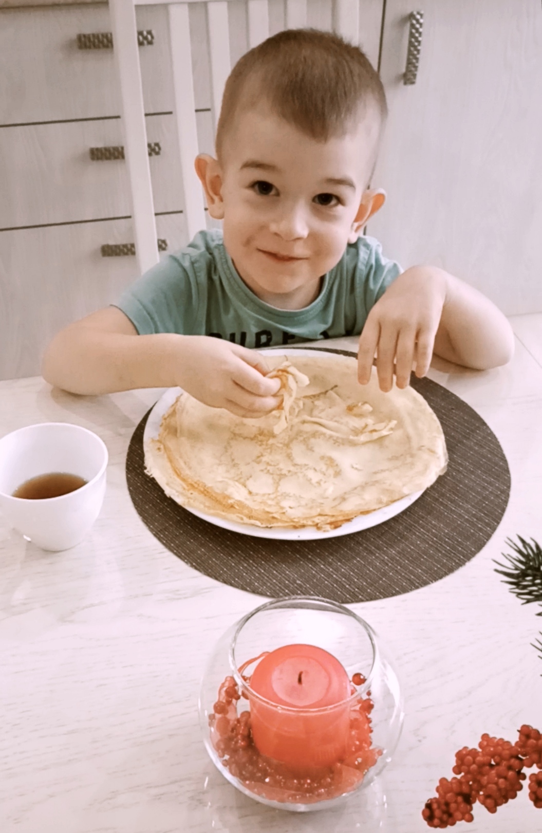 Как муж проверял рецепт блинов жены