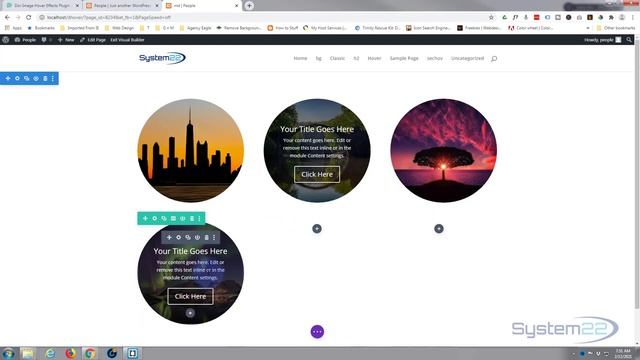 Divi Theme Hover Effects Round Image To Text With CTA ? смотреть онлайн