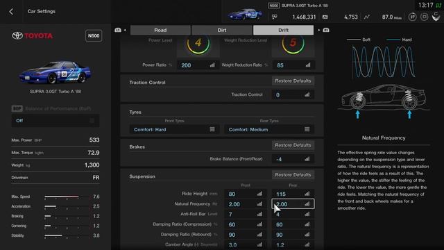 Toyota Supra 88 Drift Setup Build Tune GT Sport PS4 Pro смотреть онлайн