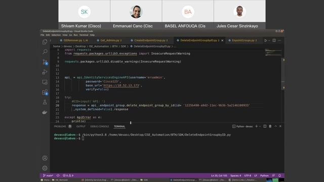 ISE 3 1 SDK and Ansible examples in 30 mins. смотреть онлайн