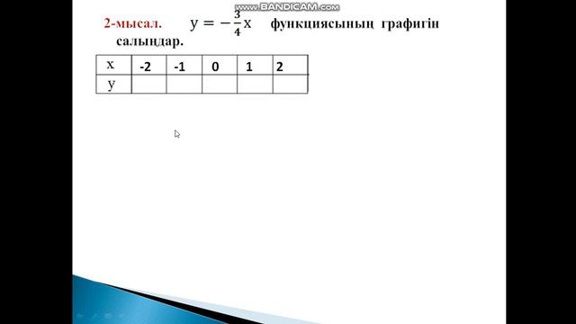 Сызықтық функция және оның графигі смотреть онлайн