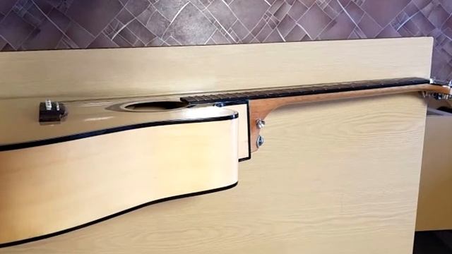Ремонт акустической гитары ч. 3. Переделка бриджа. Высота струн. смотреть онлайн