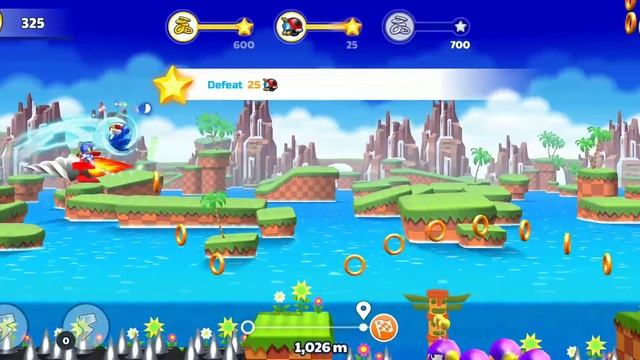 SONIC RUNNERS ADVENTURE - Part 2 [Levels 3 - 7 (Green Hill)] - Android смотреть онлайн
