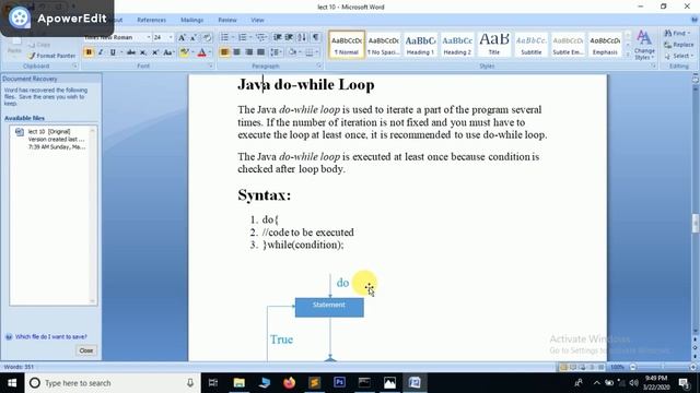 While Loop And Do While Loop In java Lecture No 10 смотреть онлайн
