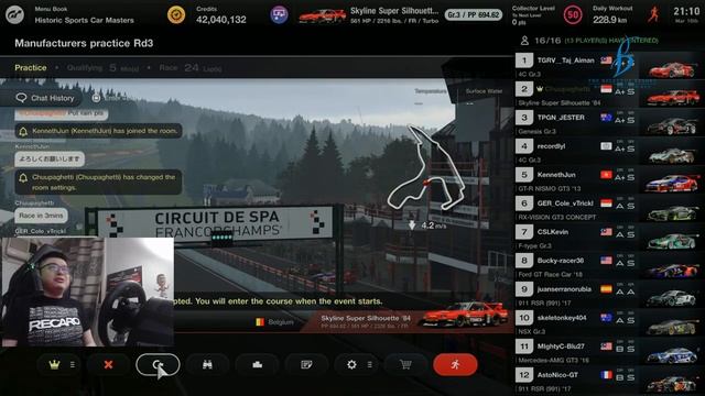 Gran Turismo 7 LIVE (PS5) - GTWS Manufacturers Free Practice 2 смотреть онлайн