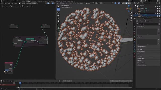 Blender 3.6 Mesh Tangent Particle Simulations! смотреть онлайн