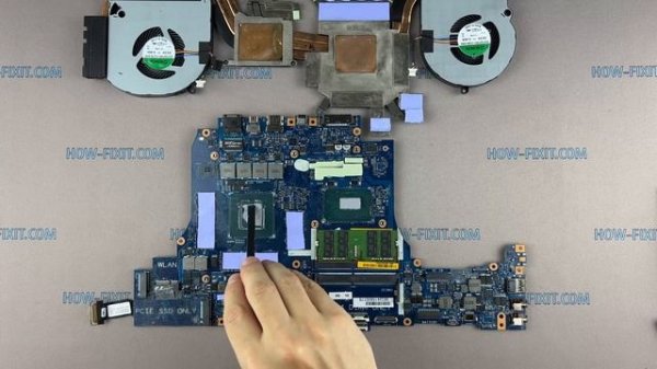 Alienware 15 R4 Disassembly, fan cleaning and thermal paste replacement