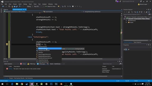 [Unity Tutorial] Character Customization Menu 2/2! смотреть онлайн