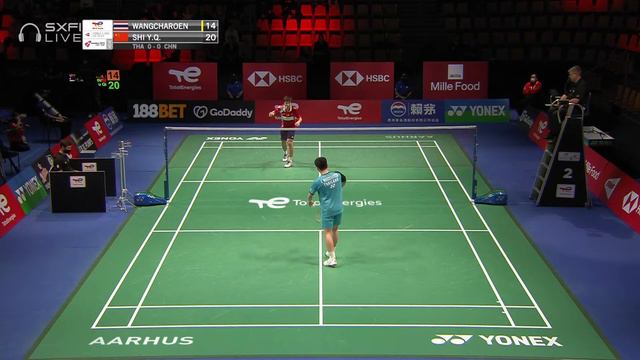 BWF Thomas Cup | Kantaphon Wangcharoen (THA) vs Shi Yu Qi (CHN) | QF смотреть онлайн