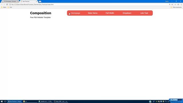 Sass Practical Course in Arabic #10 - Header And Best Practice Part 3 смотреть онлайн