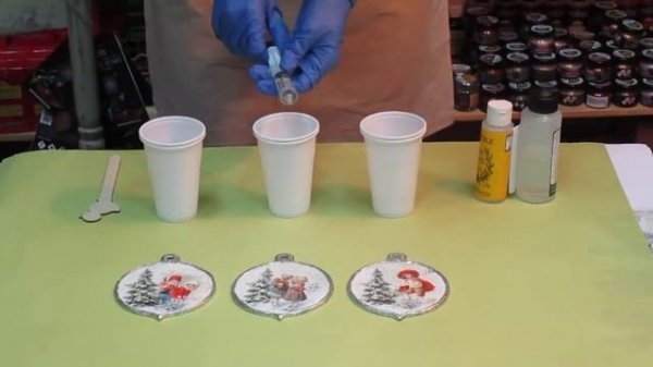 CHRISTMAS TREE ORNAMENTS Decoration Decoupage Ideas DIY