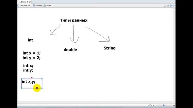Java Переменные Вывод сообщения на экран смотреть онлайн