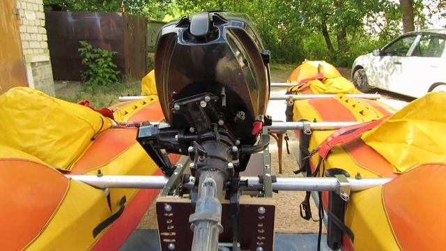 Транец самодельный к катамарану