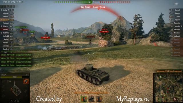 WOT: Hills - BT-7 - 4 frags смотреть онлайн