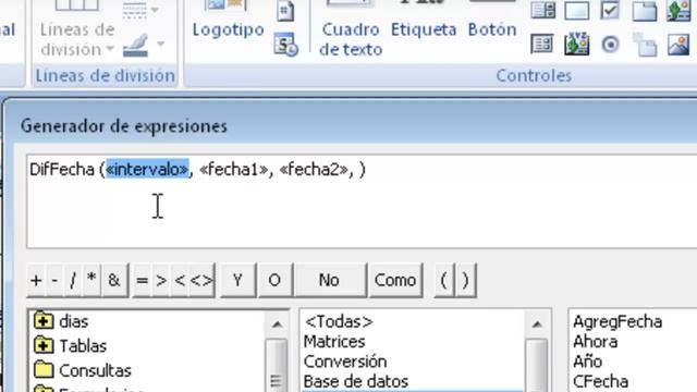 Como usar la funcion DifFecha o Datediff en Access 2007 смотреть онлайн