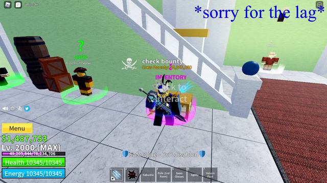 [A Lucky Moment #2] I just got venom fruit from random + UPD 16 release | Blox Fruit смотреть онлайн
