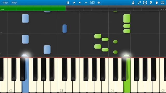 Анатолий Александров - Новогодняя Полька (на пианино Synthesia) смотреть онлайн