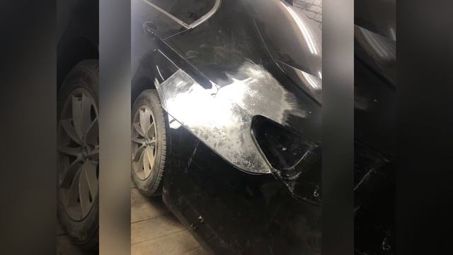 Рихтовка и покраска BMW G30 смотреть онлайн