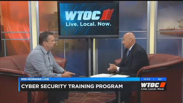 Michael Kaplan Discusses Cyber Security Training Program WTOC TV Savannah смотреть онлайн