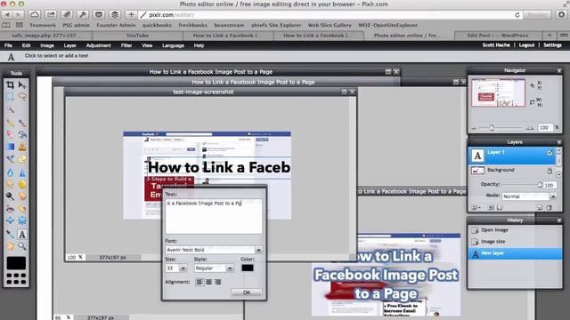 how to create an image to post on facebook смотреть онлайн