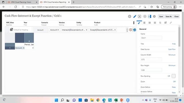 Oracle Narrative Reporting Union and Intersect Functions | Oracle Narrative Reporting Examples |BIS смотреть онлайн