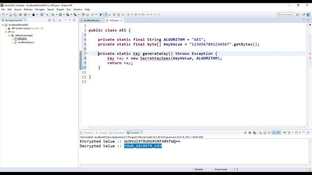How to do Password Encryption and Decryption using Java смотреть онлайн