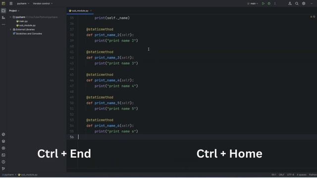 Move cursor in Pycharm Shortcuts смотреть онлайн
