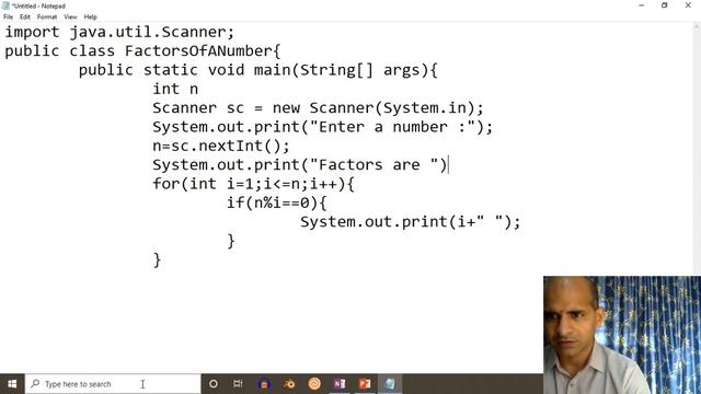[Core Java] Class-18 : Display factors of a number #Count the number of factors смотреть онлайн