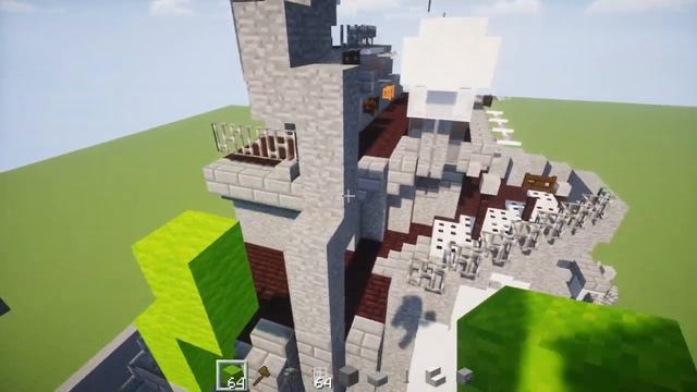 Minecraft Arleigh Burke Navy Destroyer Tutorial (3/4) смотреть онлайн