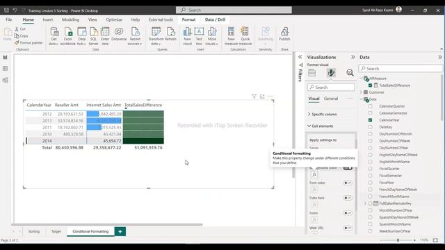 #powerbi #conditionalformatting issue resolved смотреть онлайн