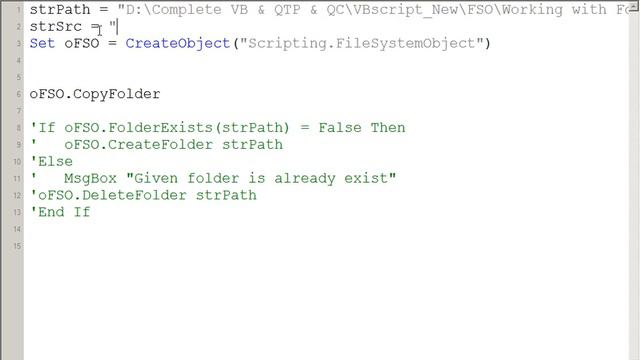 Copy,delete,move and check folder exist or not using FSO смотреть онлайн